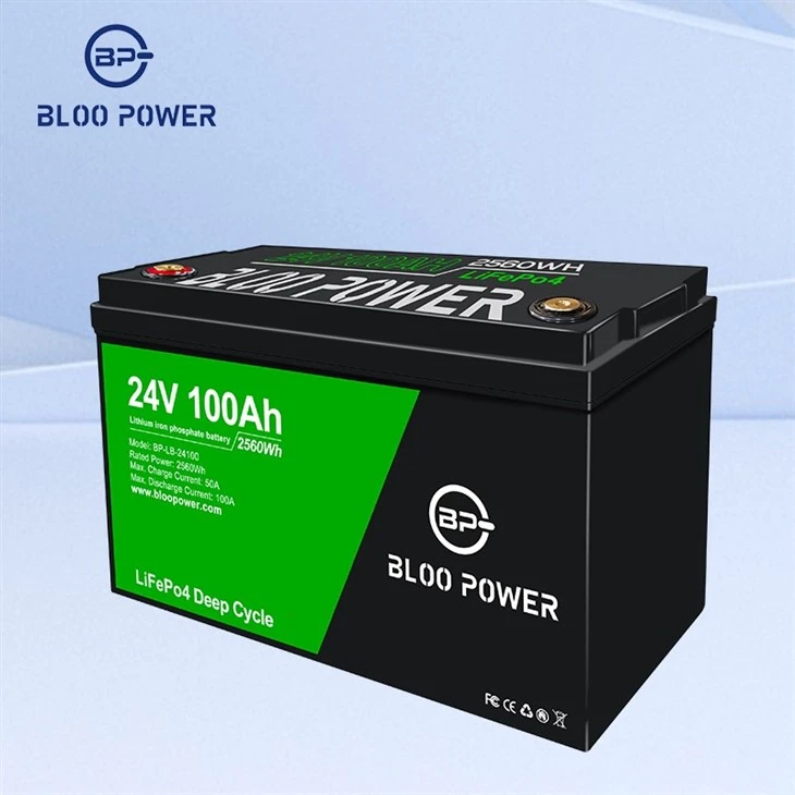 24V100Ah, easy to carry with lightweight