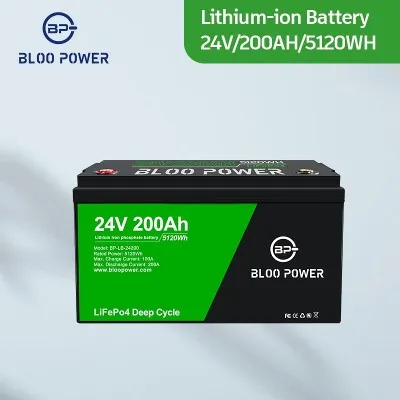 24V 200Ah lithium-ion-batteri