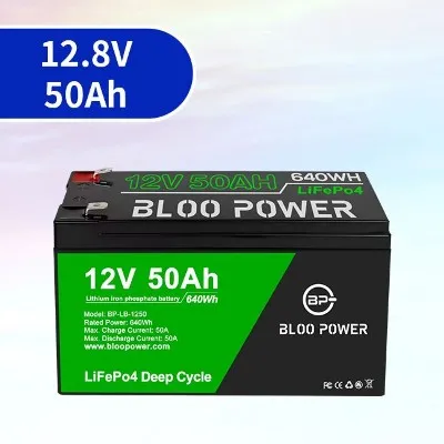 12V 50Ah lithium-ion-batteri