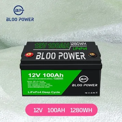 12V 100Ah lithium-ion-batteri