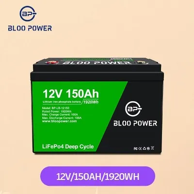 12V 150Ah lithium-ion-batteri