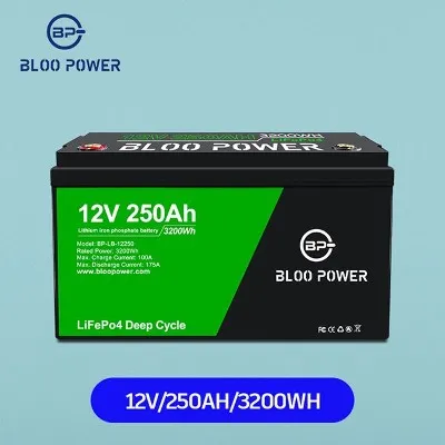 12V 250Ah lithium-ion-batteri